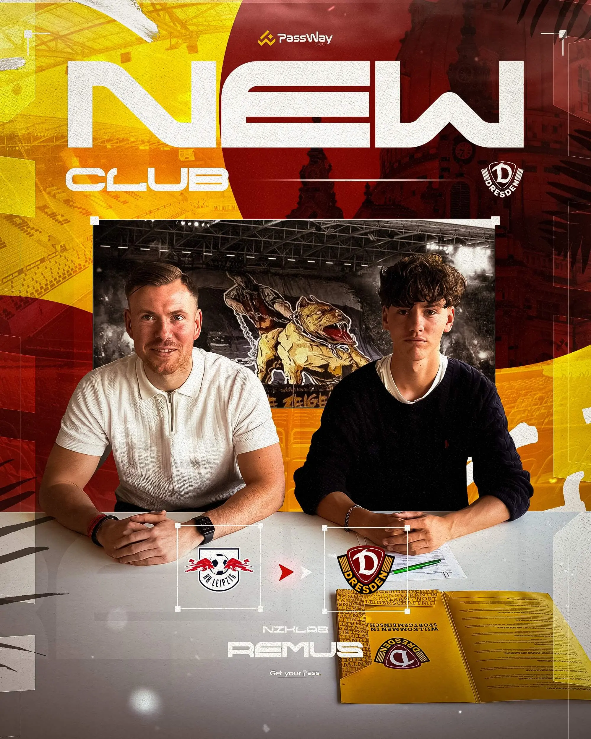 Dynamic sports graphics for Instagram and social media