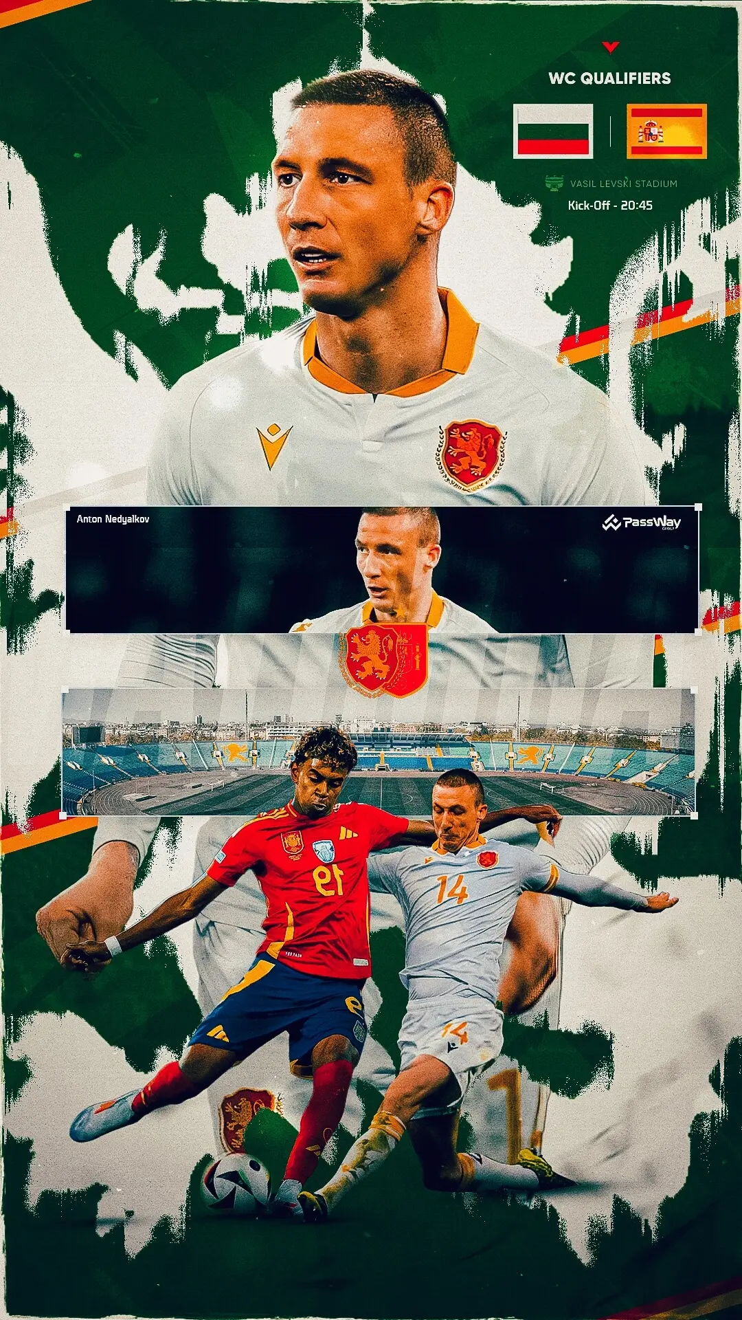 Modern sports graphics for team social media